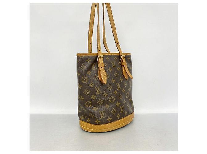 Louis Vuitton Monogram Bucket PM Tote Bag Braun - Ansicht 2