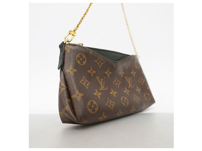 Borsa a pochette Louis Vuitton Monogram Pallas Marrone - vista 2