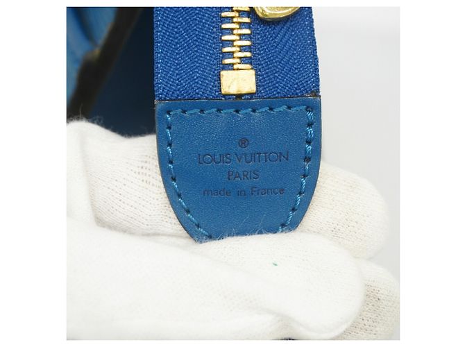 Borsa a mano Louis Vuitton Epi Riviera Blu - vista 5