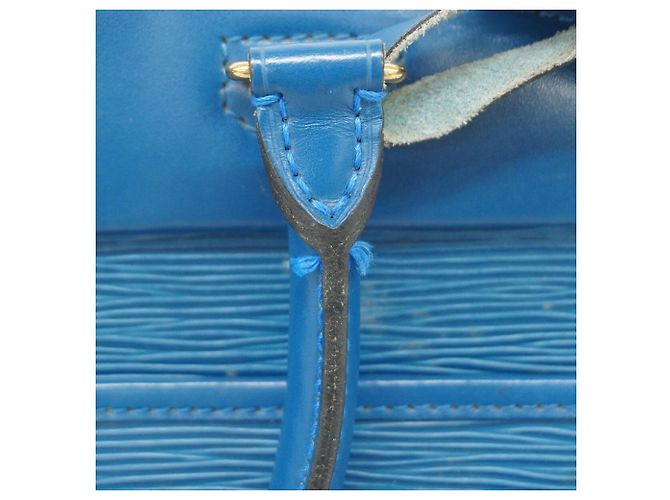 Borsa a mano Louis Vuitton Epi Riviera Blu - vista 7