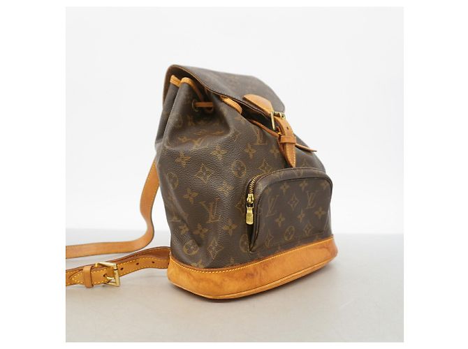 Mochila Louis Vuitton Monogram Montsouris MM Castaño - vista 2