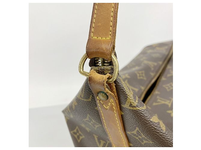 Bolsa de Ombro Louis Vuitton Monogram Amfar Three Marrom - vista 7