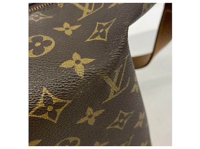 Bolsa de Ombro Louis Vuitton Monogram Amfar Three Marrom - vista 9