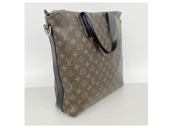 Saco Tote Louis Vuitton Monogram Macassar Kitan Marrom - vista 2