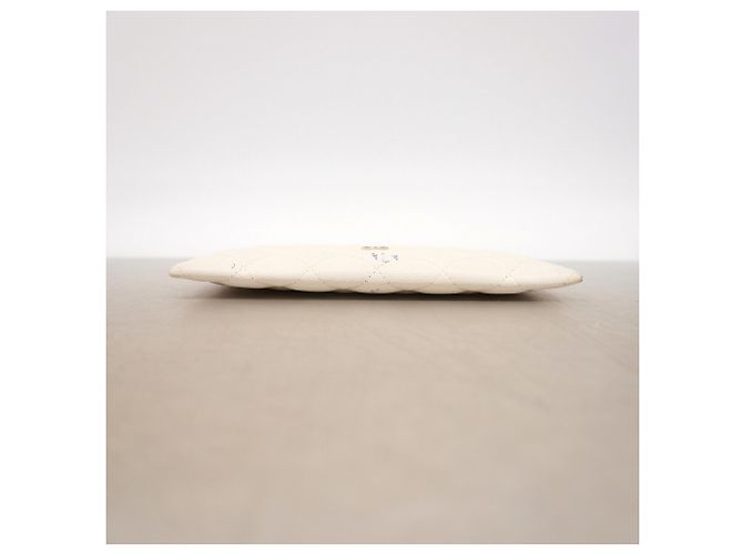 Portafoglio lungo Chanel Matelassé Bianco - vista 2