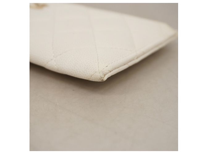 Portafoglio lungo Chanel Matelassé Bianco - vista 5
