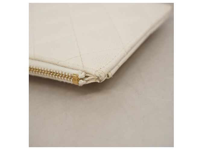 Portafoglio lungo Chanel Matelassé Bianco - vista 6