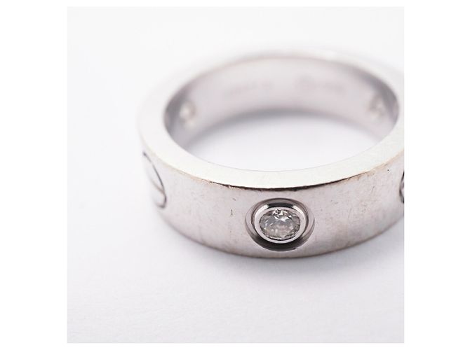 Cartier Love Ring in 18K Weißgold mit Diamant - Ansicht 11