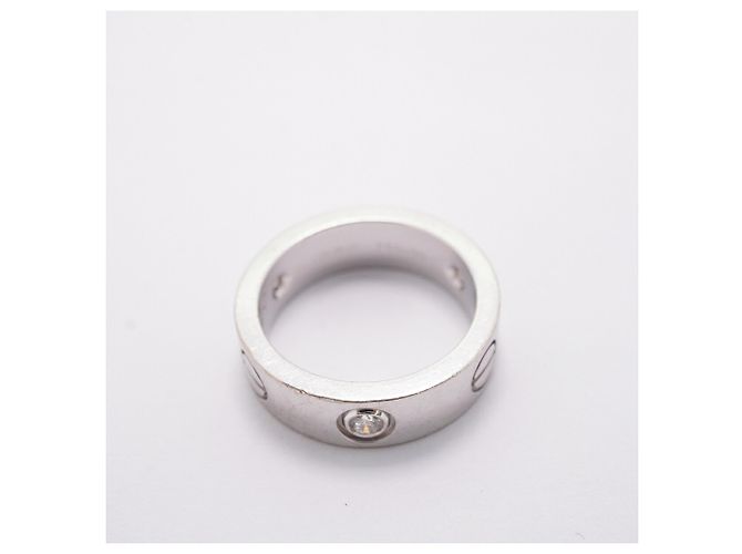 Cartier Love Ring in 18K Weißgold mit Diamant - Ansicht 3