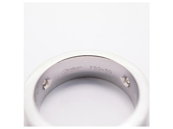 Cartier Love Ring in 18K Weißgold mit Diamant - Ansicht 4