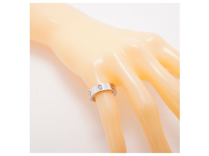 Cartier Love Ring in 18K Weißgold mit Diamant - Ansicht 8