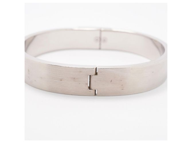 Hermès Brazalete Hermes Jet de metal chapado en paladio - vista 8