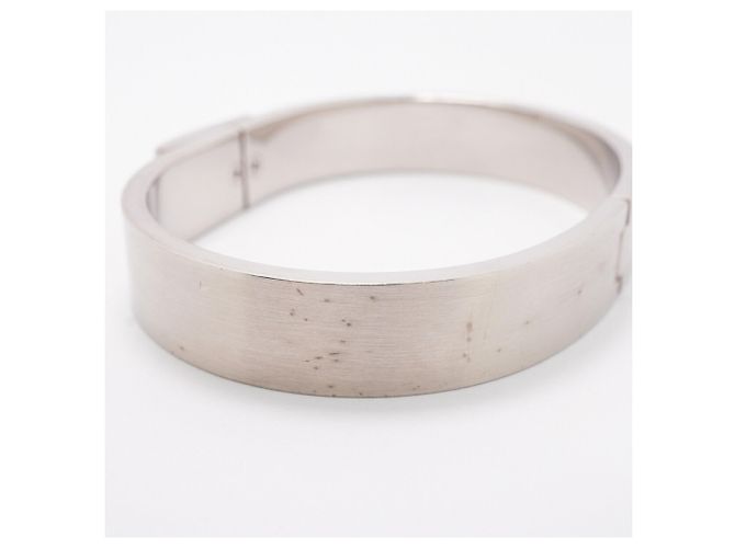 Hermès Brazalete Hermes Jet de metal chapado en paladio - vista 9