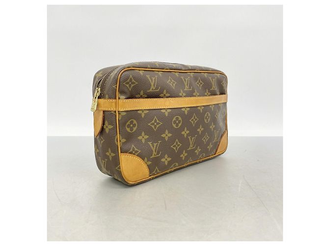 Borsa a pochette Louis Vuitton Monogram Compiegne 28 Marrone - vista 2