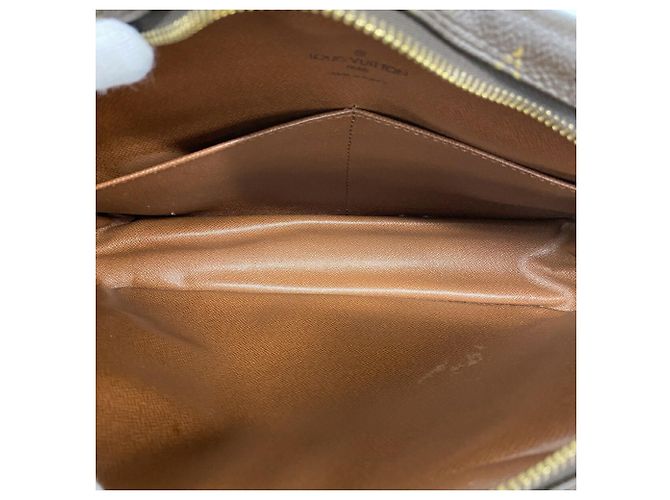 Borsa a pochette Louis Vuitton Monogram Compiegne 28 Marrone - vista 4