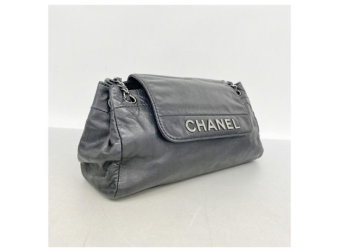 Chanel Schultertasche aus Lammleder Schwarz - Ansicht 2