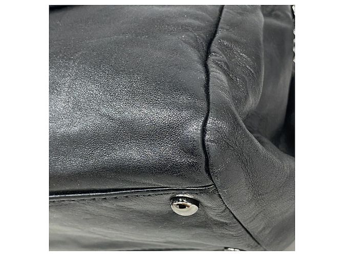 Chanel Schultertasche aus Lammleder Schwarz - Ansicht 6