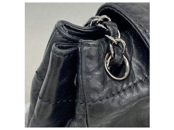 Chanel Schultertasche aus Lammleder Schwarz - Ansicht 7