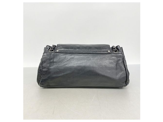 Chanel Schultertasche aus Lammleder Schwarz - Ansicht 9