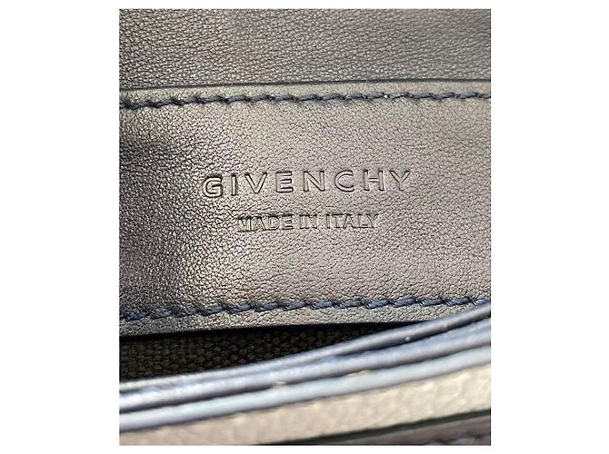 Givenchy Bicolor Navy and Light Blue Leather Shoulder Bag Dark blue - view 12
