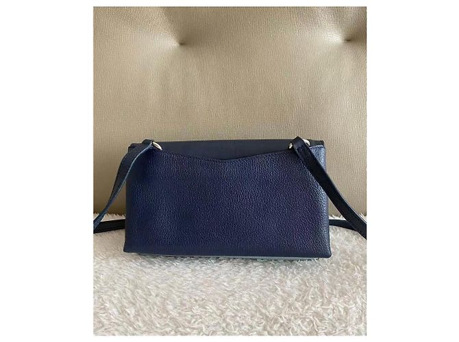Givenchy Bicolor Navy and Light Blue Leather Shoulder Bag Dark blue - view 3