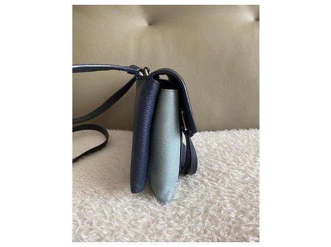 Givenchy Bicolor Navy and Light Blue Leather Shoulder Bag Dark blue - view 4
