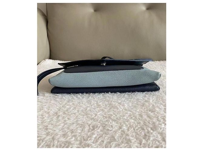 Givenchy Bicolor Navy and Light Blue Leather Shoulder Bag Dark blue - view 6