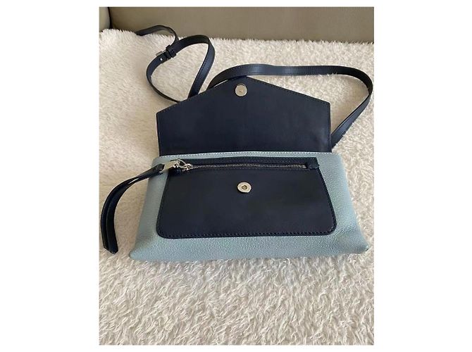Givenchy Bicolor Navy and Light Blue Leather Shoulder Bag Dark blue - view 7