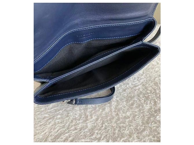 Givenchy Bicolor Navy and Light Blue Leather Shoulder Bag Dark blue - view 9