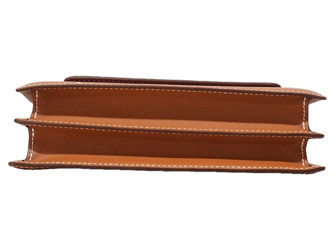 Hermès Hermes Lauris Evercolor Schultertasche Golden - Ansicht 3