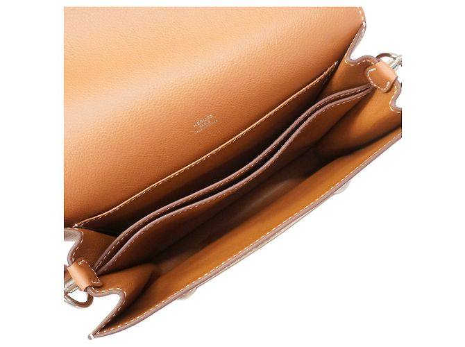 Hermès Hermes Lauris Evercolor Schultertasche Golden - Ansicht 4
