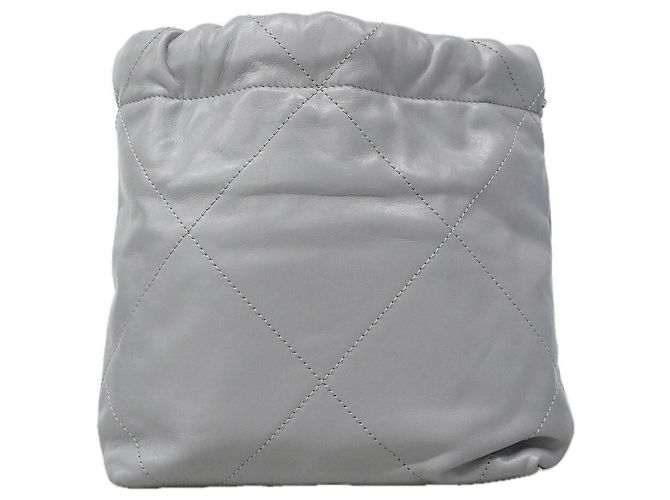 Borsa a Tracolla Chanel Grigia Marrone - vista 10