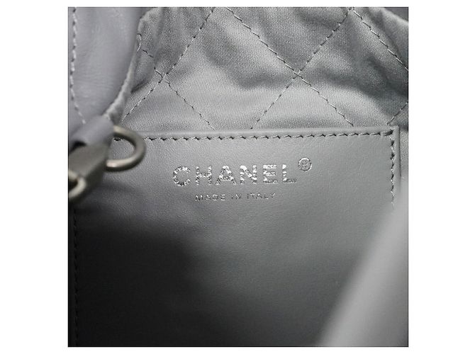 Borsa a Tracolla Chanel Grigia Marrone - vista 5