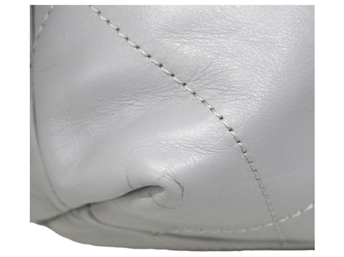 Borsa a Tracolla Chanel Grigia Marrone - vista 6