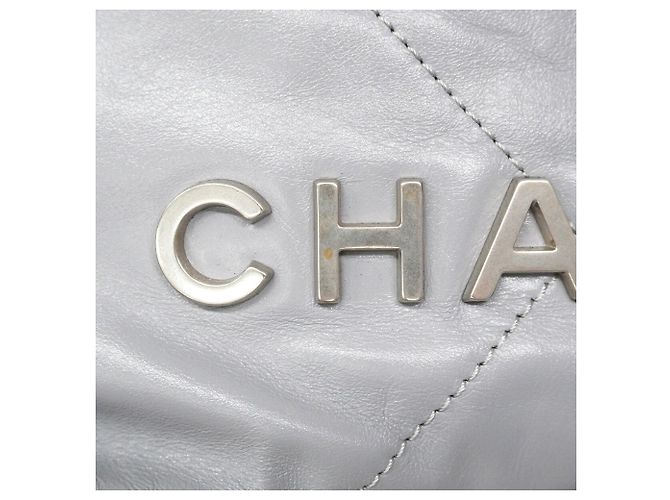 Borsa a Tracolla Chanel Grigia Marrone - vista 7