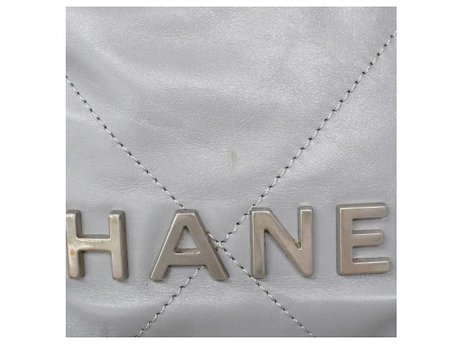 Borsa a Tracolla Chanel Grigia Marrone - vista 9