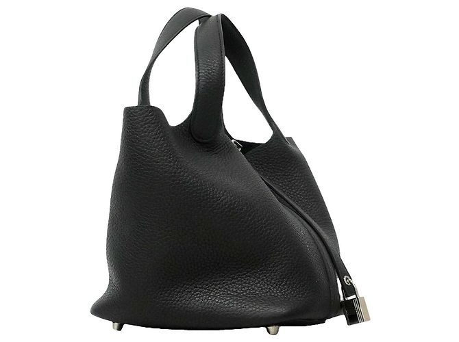 Hermès Sac à main Hermes Picotin Lock PM Noir - vue 2
