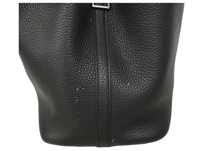 Hermès Sac à main Hermes Picotin Lock PM Noir - vue 6