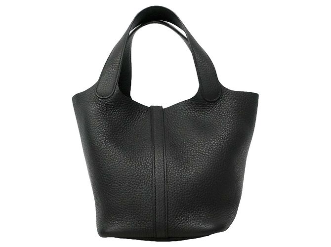 Hermès Sac à main Hermes Picotin Lock PM Noir - vue 8