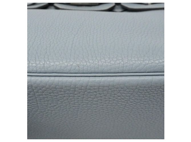 Hermès Borsa a mano Hermes Birkin 35 in pelle Togo Blu - vista 9