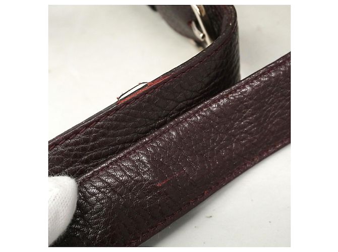 Borsa in pelle Gancini Salvatore Ferragamo Marrone - vista 8