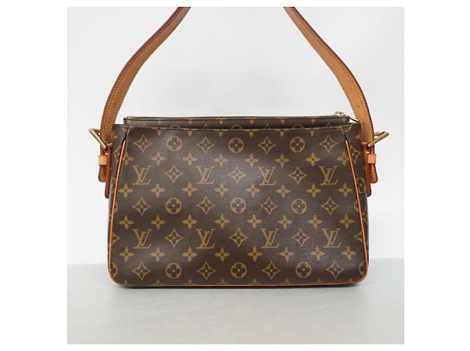 Louis Vuitton Monogram Vivacite GM Schultertasche Braun - Ansicht 11