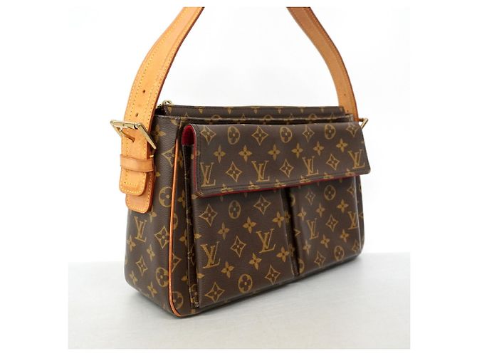 Louis Vuitton Monogram Vivacite GM Schultertasche Braun - Ansicht 2