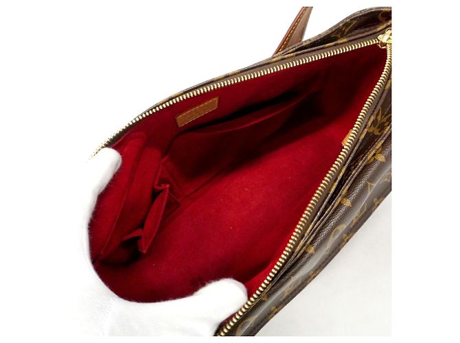 Louis Vuitton Monogram Vivacite GM Schultertasche Braun - Ansicht 4