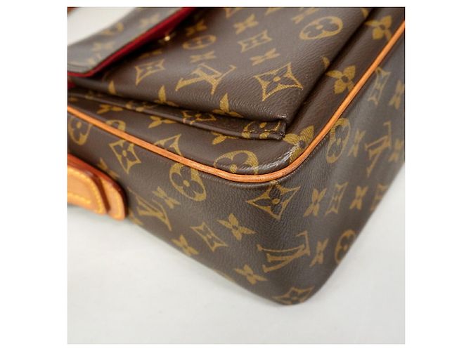 Louis Vuitton Monogram Vivacite GM Schultertasche Braun - Ansicht 6