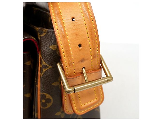 Louis Vuitton Monogram Vivacite GM Schultertasche Braun - Ansicht 7