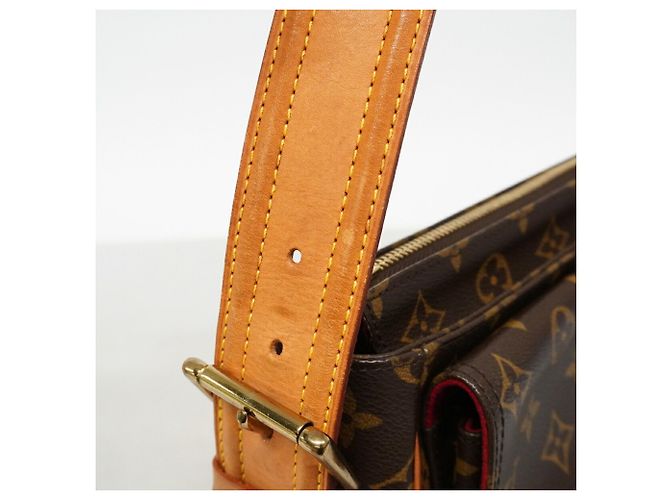 Louis Vuitton Monogram Vivacite GM Schultertasche Braun - Ansicht 8