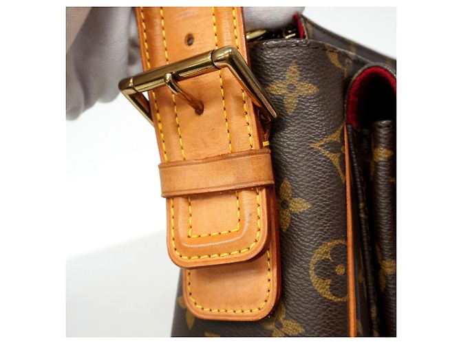 Louis Vuitton Monogram Vivacite GM Schultertasche Braun - Ansicht 9