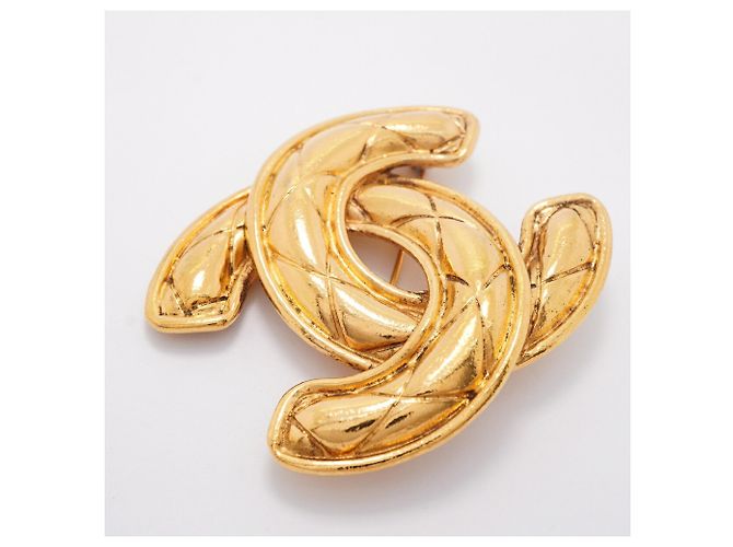Timeless Broche Chanel chapado en oro Dorado - vista 2