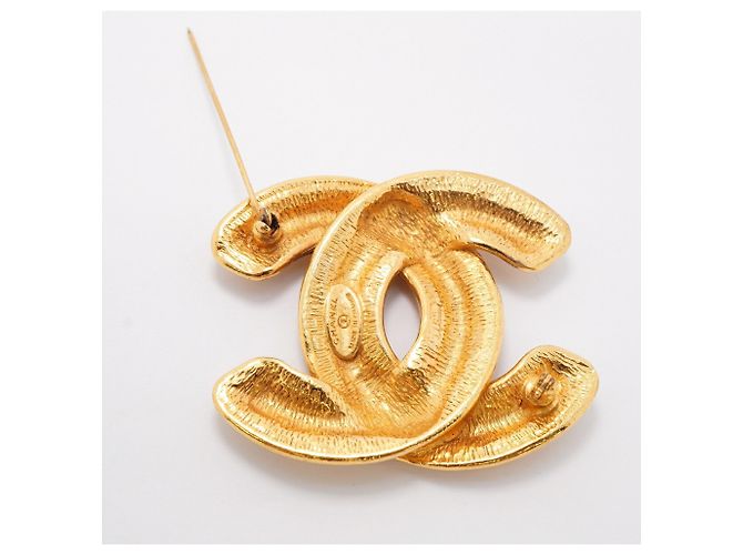 Timeless Broche Chanel chapado en oro Dorado - vista 7